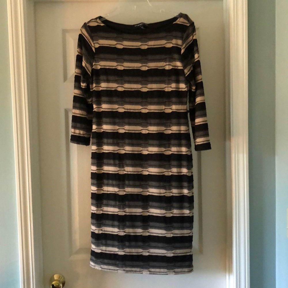 Tight sweater dress